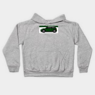 Coolest modern british car in BRG color Kids Hoodie